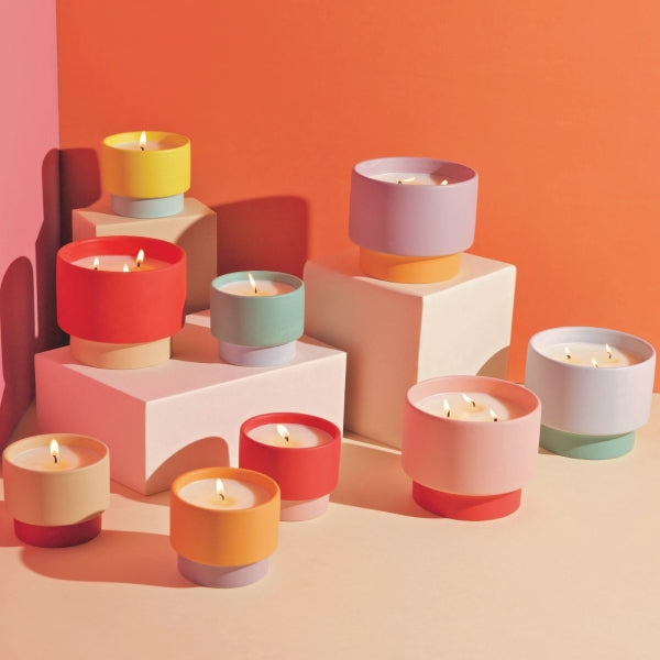 Ceramic Colour Block Candle